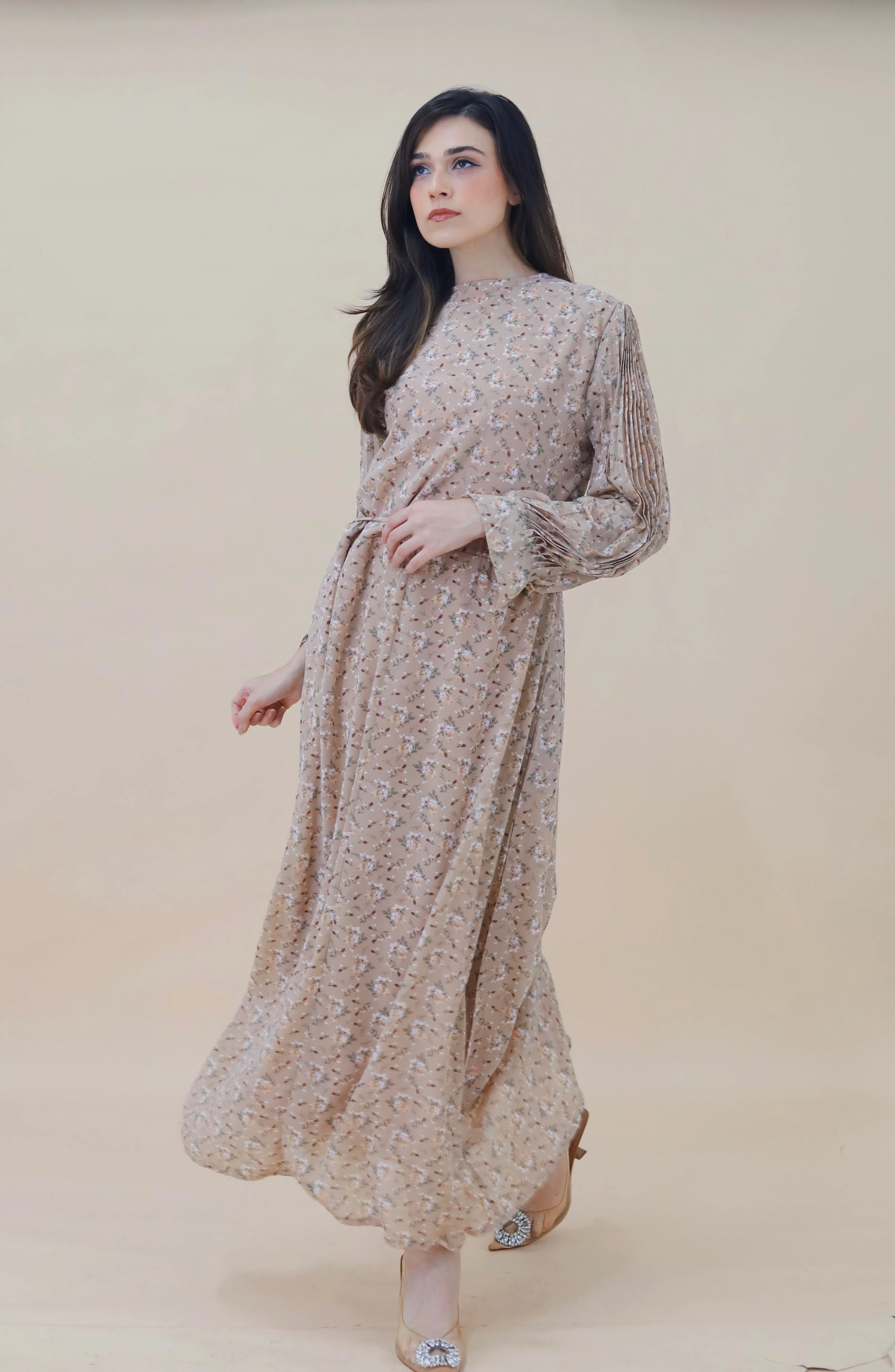 BAIZA MAXI DRESS - SAND