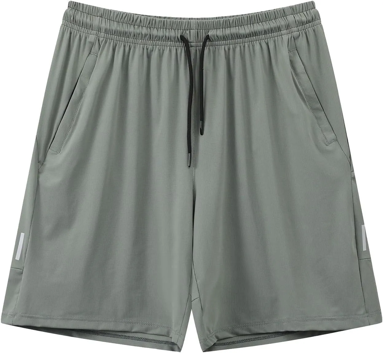 Boys Shorts Men's Workout Running Shorts Quicks Dry Lightweight Gym Shorts with Zip Pockets
