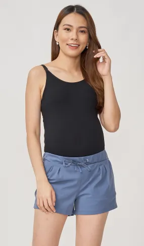 BROOKE DRAWSTRING SHORTS BLUE