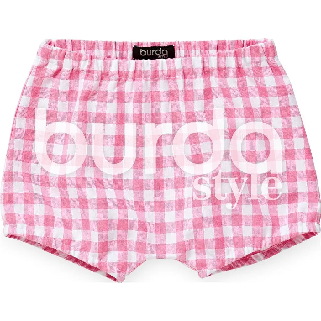 Burda Style Pattern B9357 Baby Collar Dress and Panties