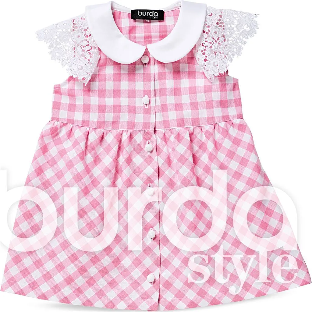 Burda Style Pattern B9357 Baby Collar Dress and Panties