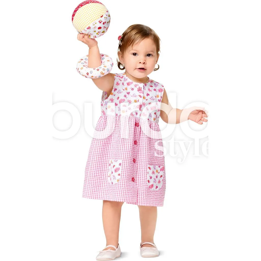 Burda Style Pattern B9357 Baby Collar Dress and Panties