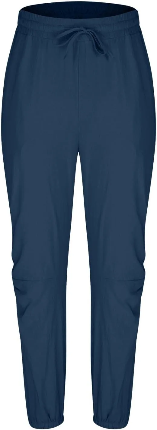 Cambkatl Men's Loose Summer Linen Harem Pants Lightweight Drawstring Casual Elastic Waist Beach Yoga Trousers with Pockets