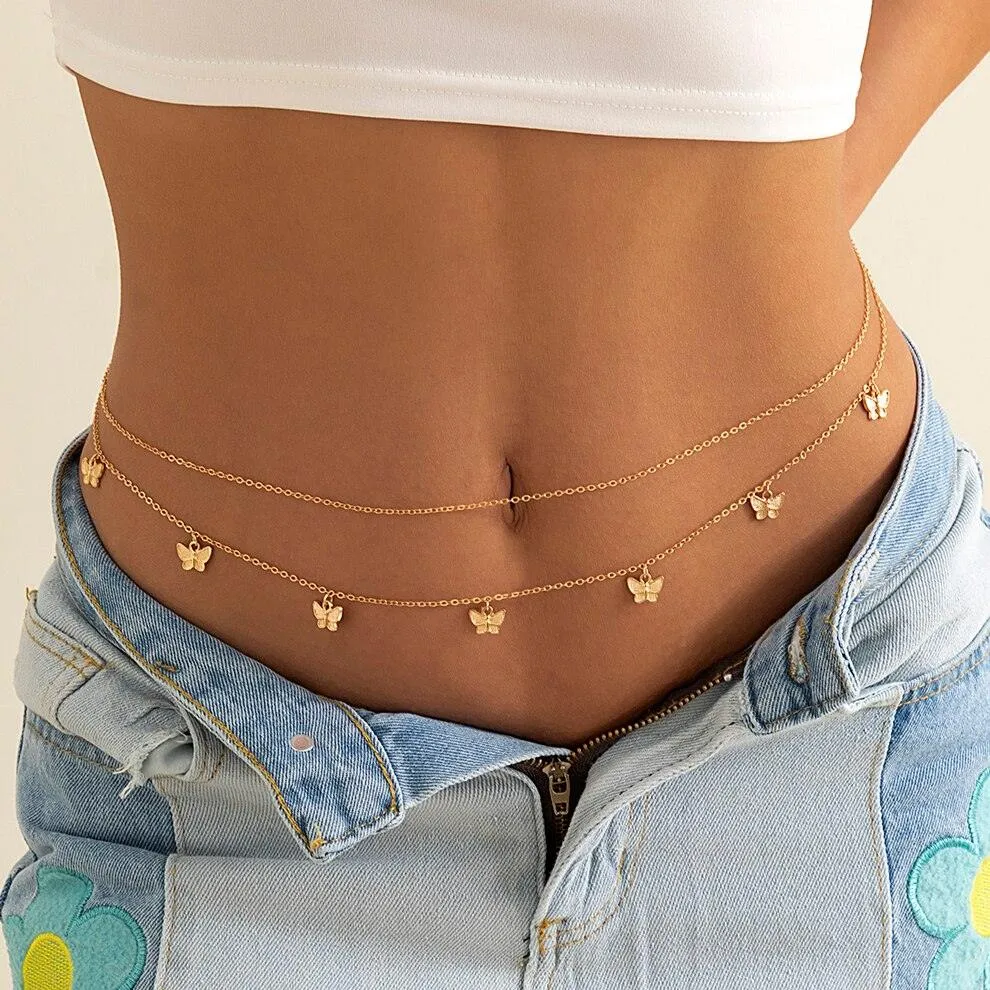 Cute Butterfly Waist Chain