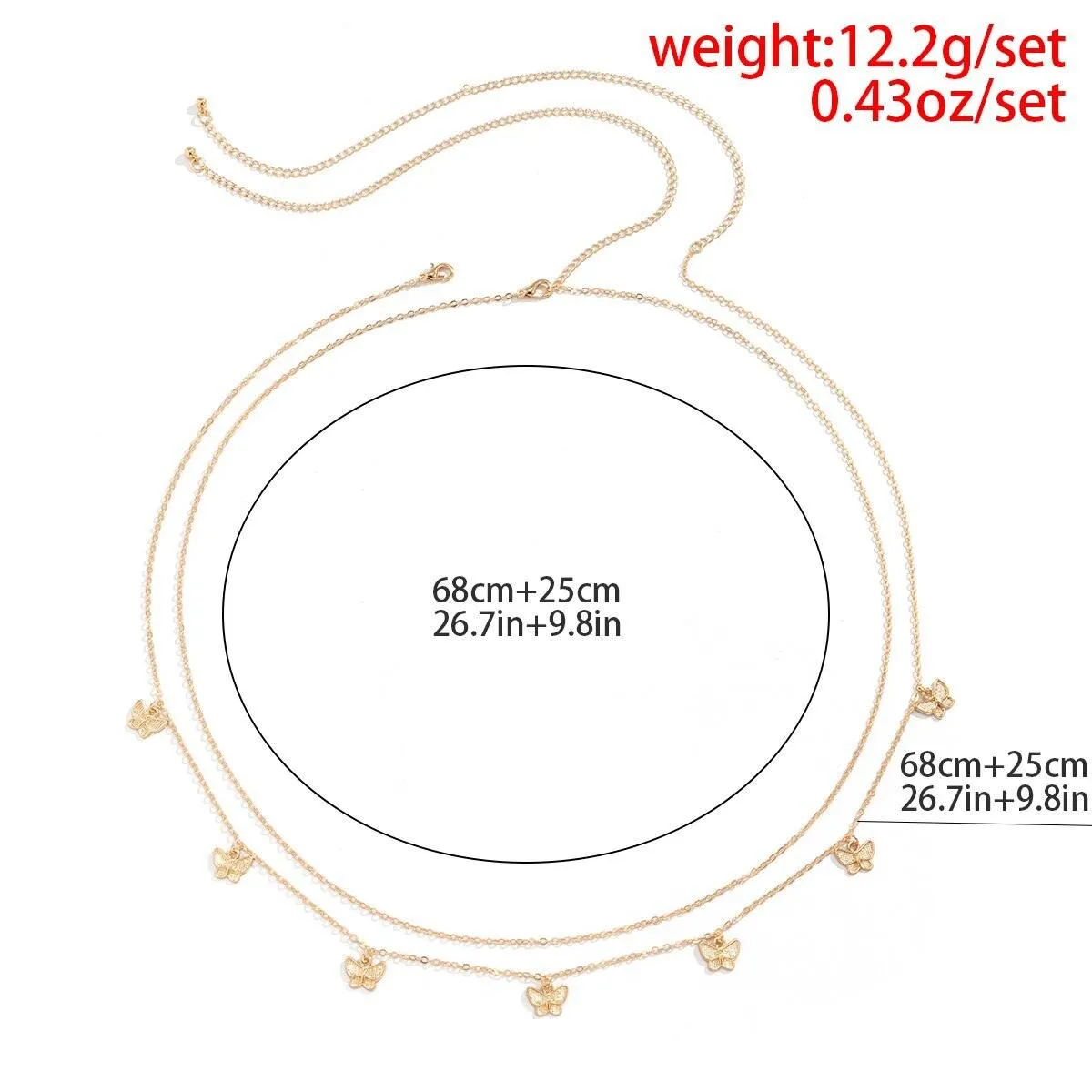 Cute Butterfly Waist Chain