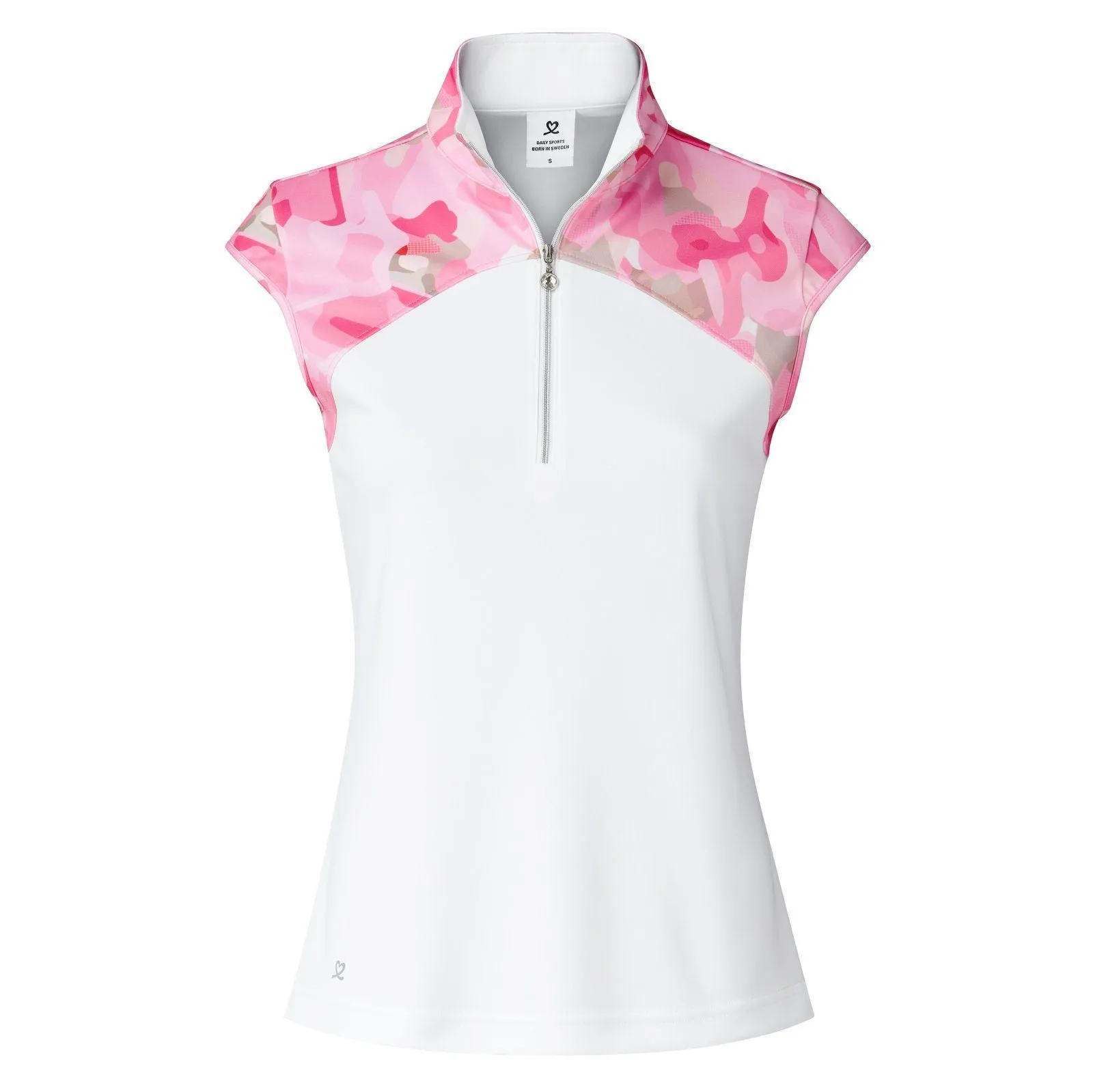 Daily Sports Ladies Camo Print Detail Golf Polo Shirt 343/103
