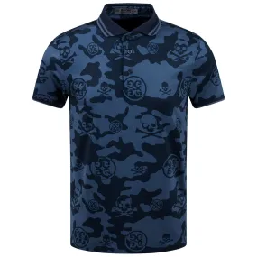 Exploded Icon Camo Polo Twilight - SS23