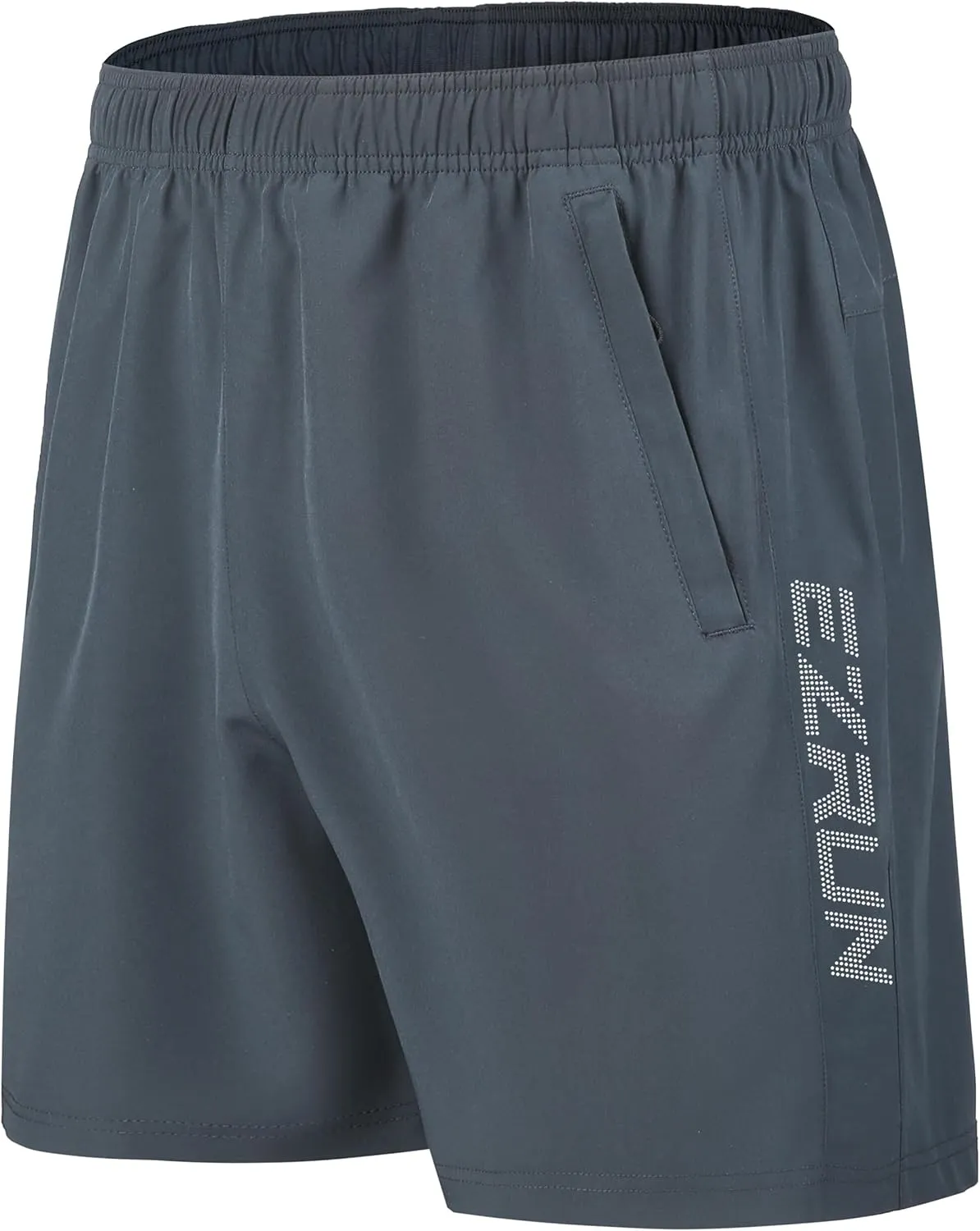 EZRUN Men's Athletic Running Shorts 7 inch Quick Dry Exercise Tennis Shorts Lightweight Workout Gym Shorts