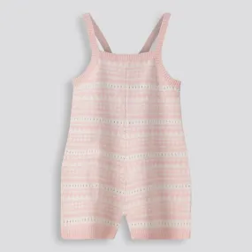 Girls Short Romper _ 153663 _ Rose