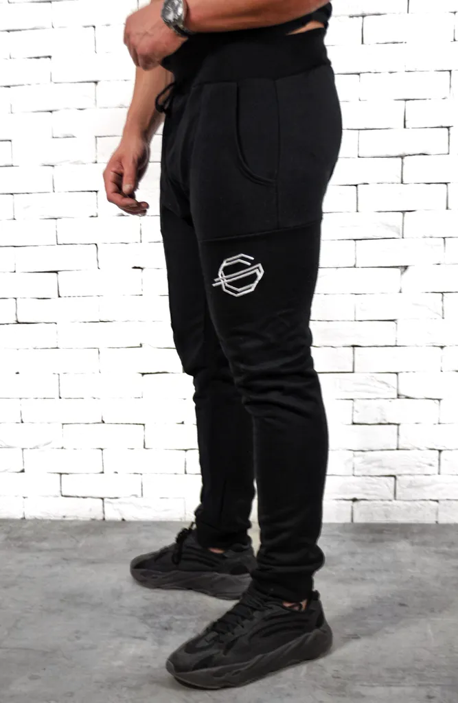 Gods Gift Skinny Joggers - Black