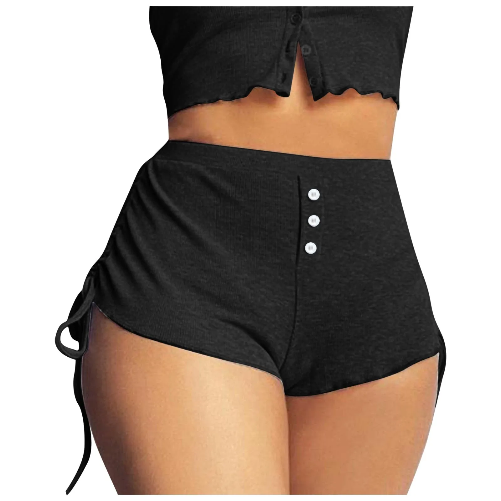 JuliaFashion - 2024 Stretchy Lace Biker Shorts