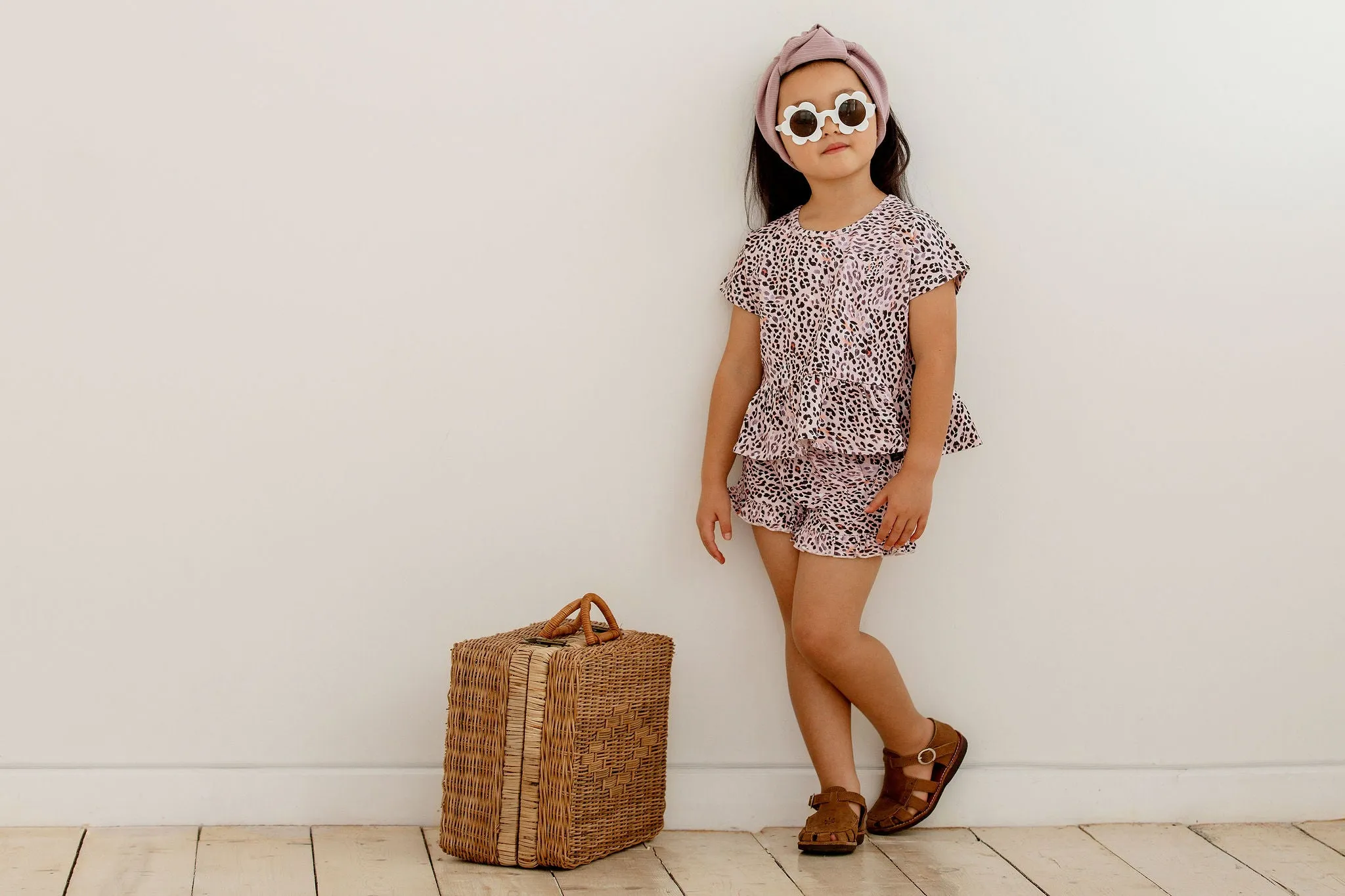 Kapow Leopardess Frill Shorts