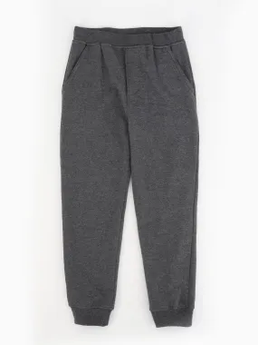 Kids Boy's Plain Joggers,Grey