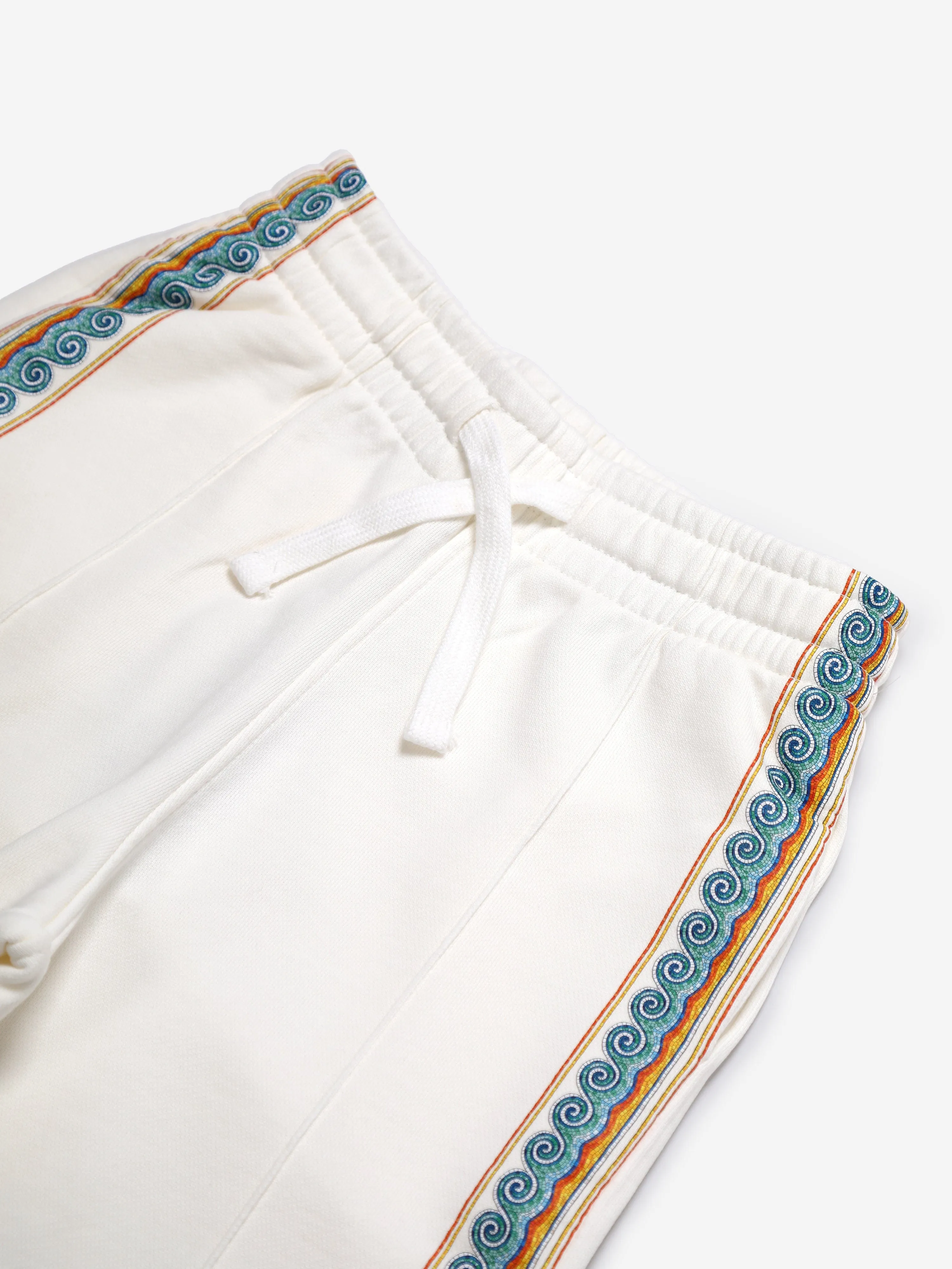 Kids Greco Wave Joggers in White