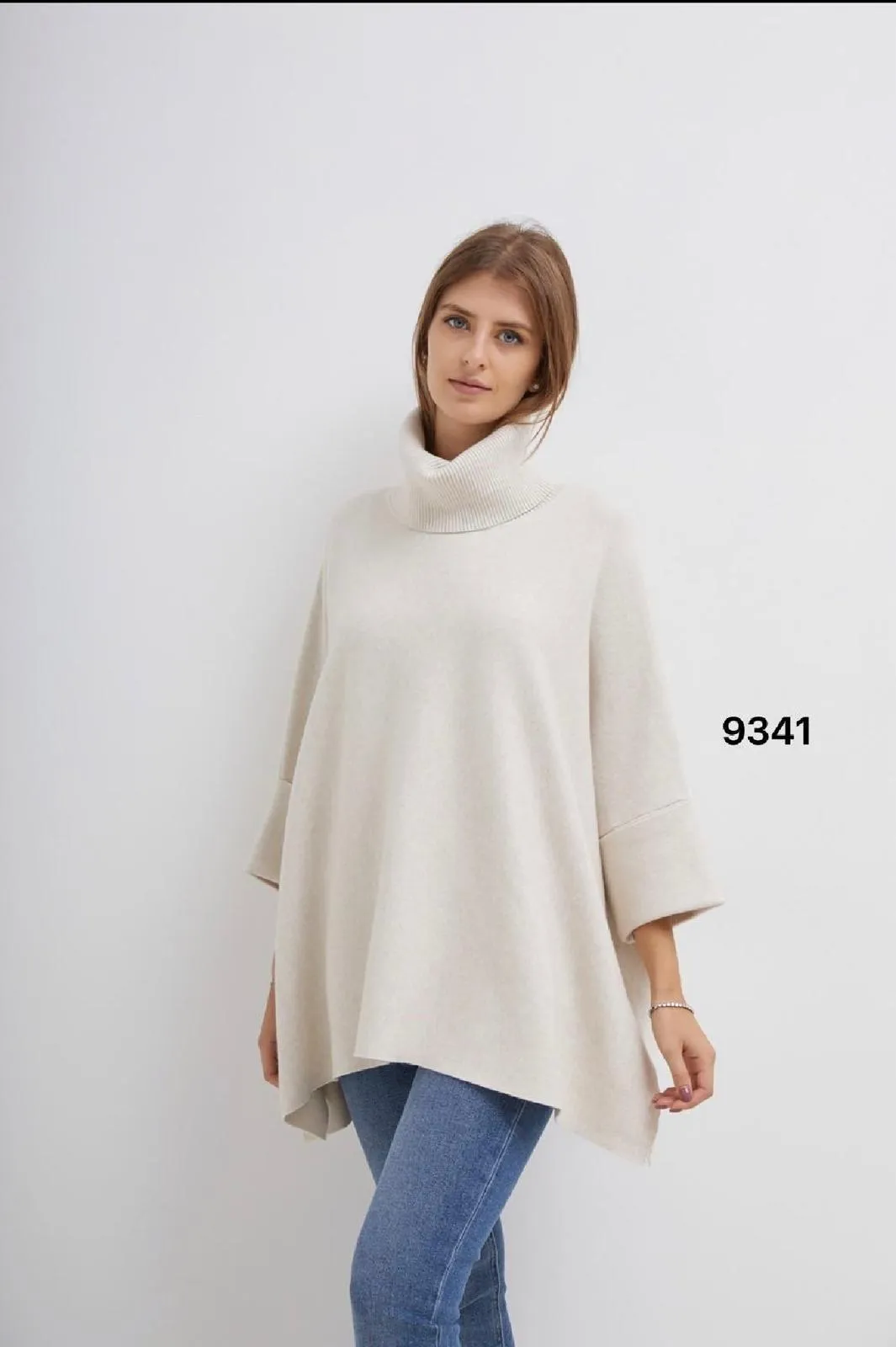 Made in Italy Polo Neck Soft Knit