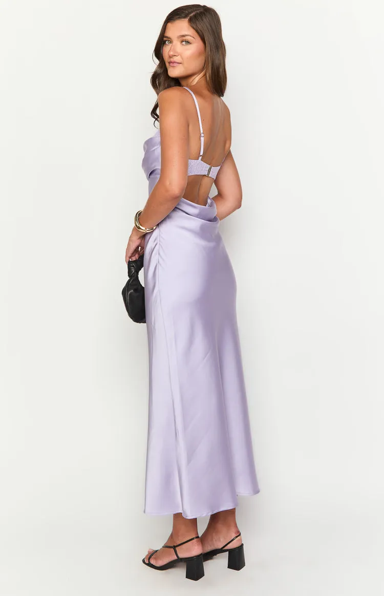 Matika Purple Maxi Dress