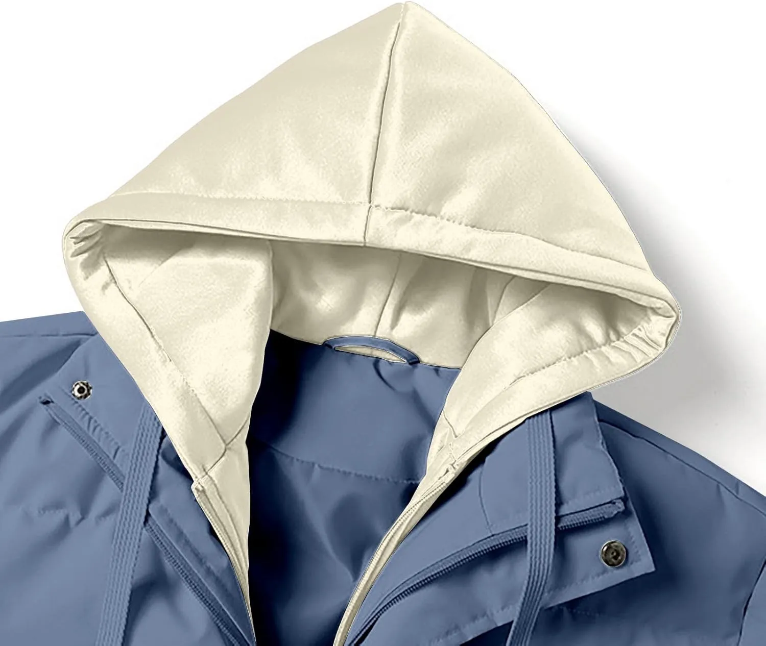 Men's Winter Thick Hooded Puffer Jackets Oversized Full Zip Warm Soft Lightweight Quilted Down Coats Outwear for Cold Weather
