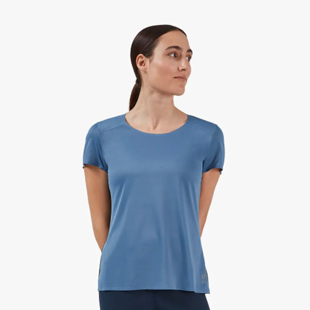 On Running Performance Tee Women's Cerulean Black
