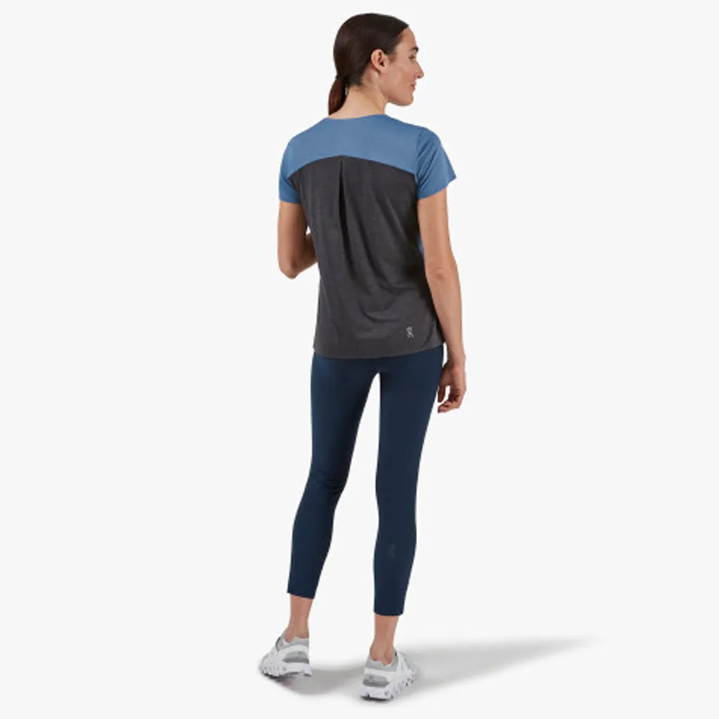 On Running Performance Tee Women's Cerulean Black