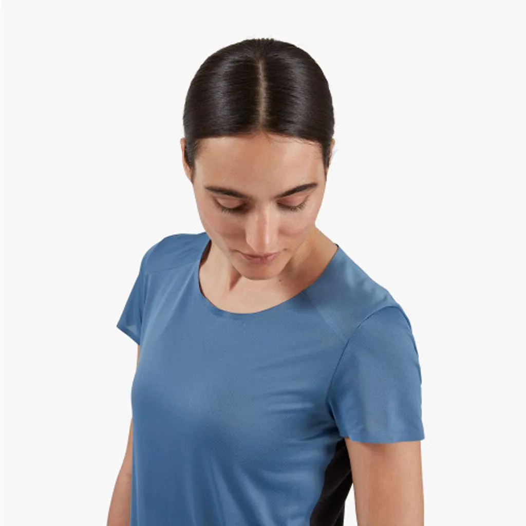On Running Performance Tee Women's Cerulean Black