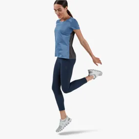 On Running Performance Tee Women's Cerulean Black