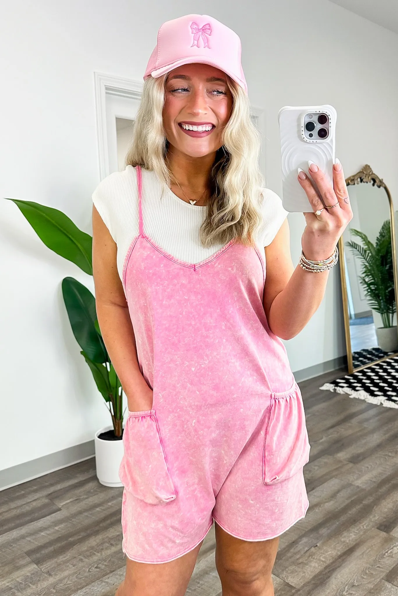 Ophira Washed Knit Relaxed Fit Romper - BACK IN STOCK