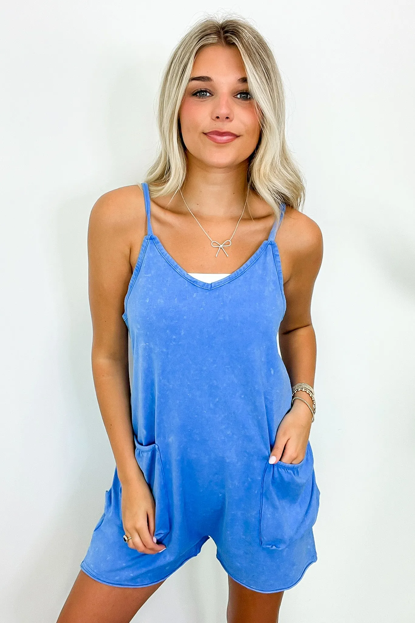 Ophira Washed Knit Relaxed Fit Romper - BACK IN STOCK