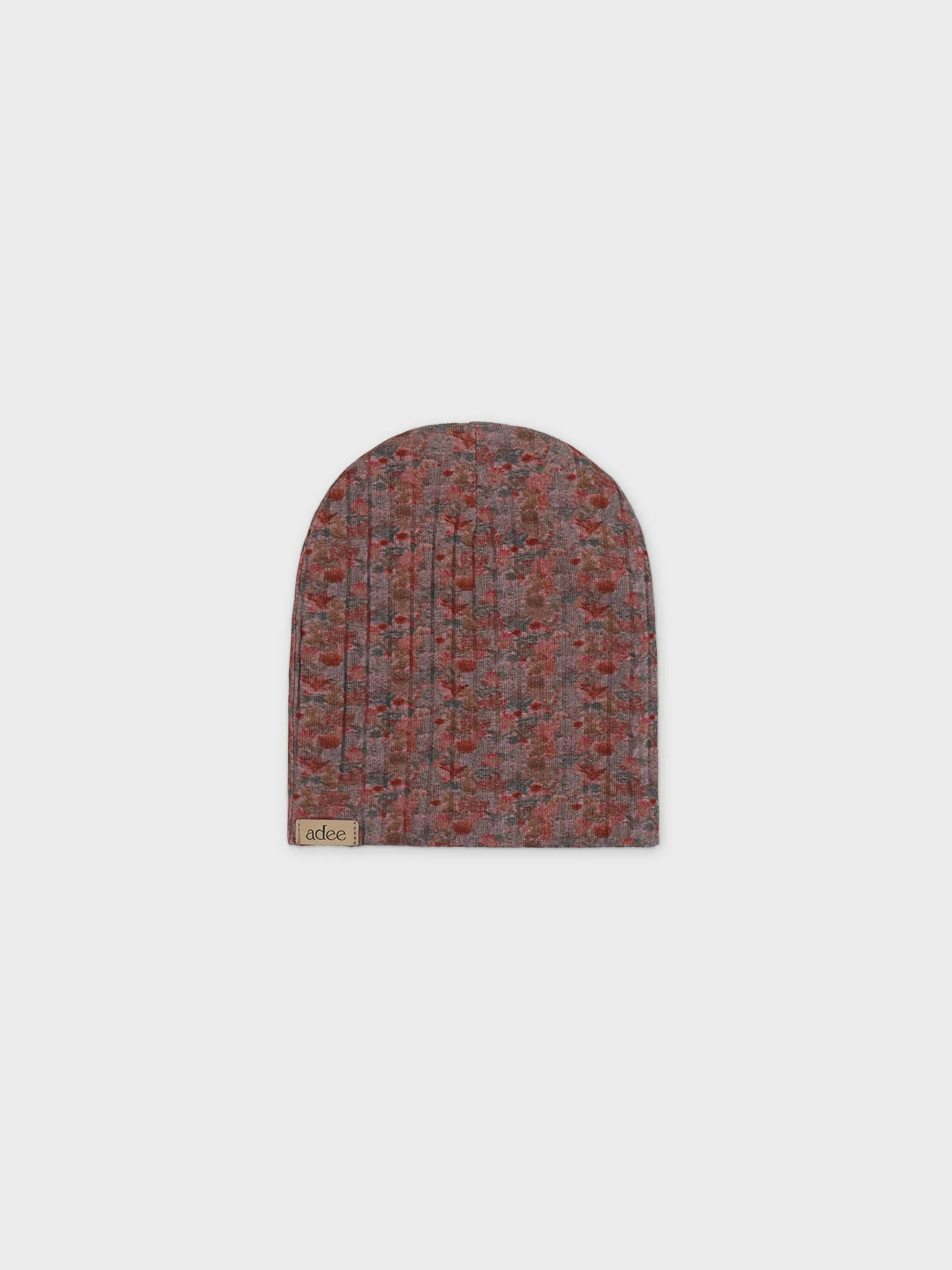 Purple Abstract Stretchy & Beanie