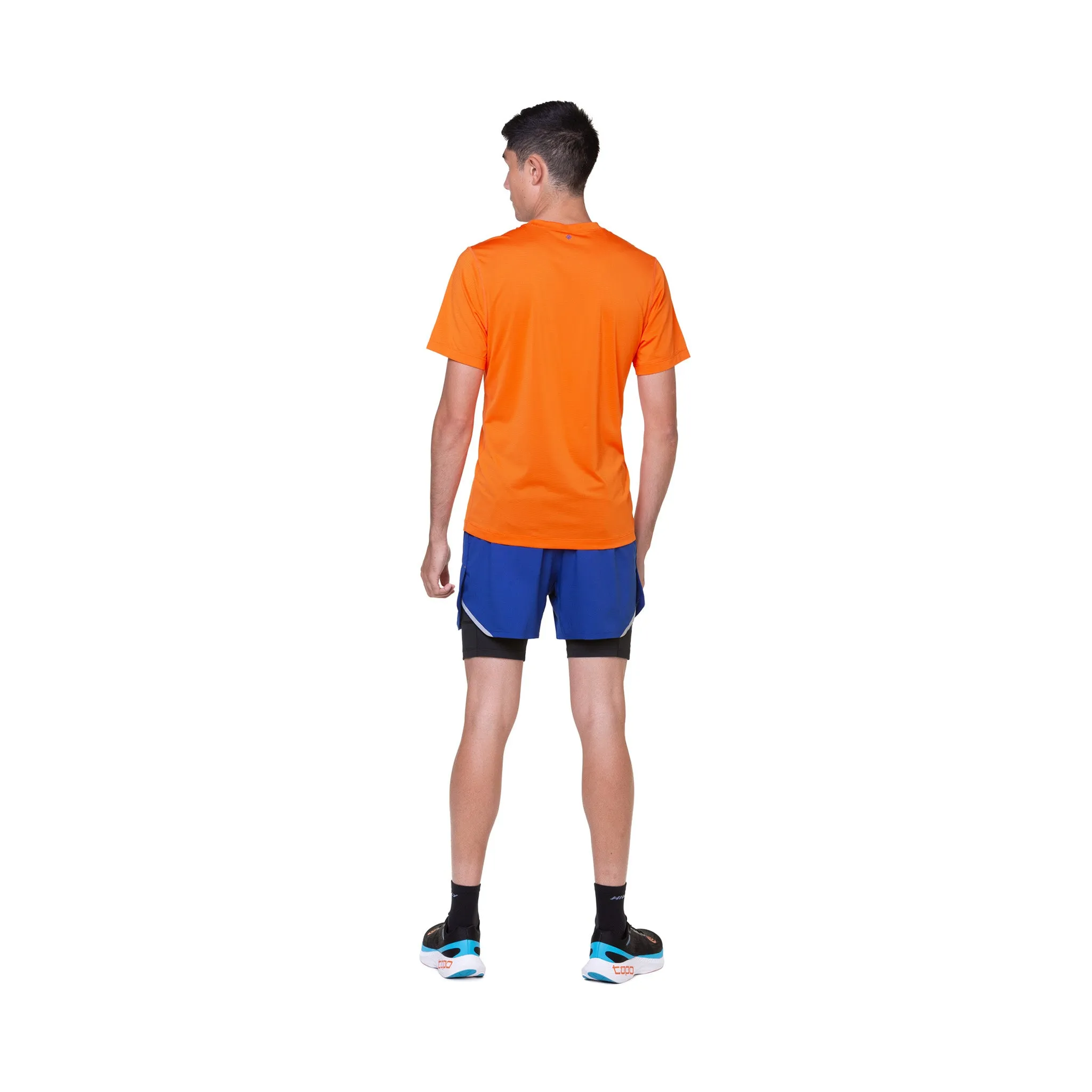 Ronhill | Men's Tech S/S Tee - Cardinal Orange/Orange