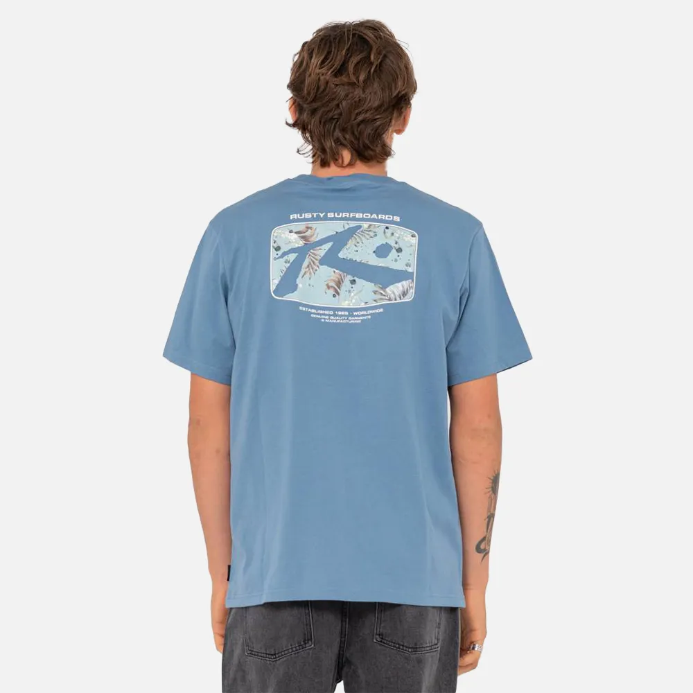 Rusty Advocate Tee - 90s Blue