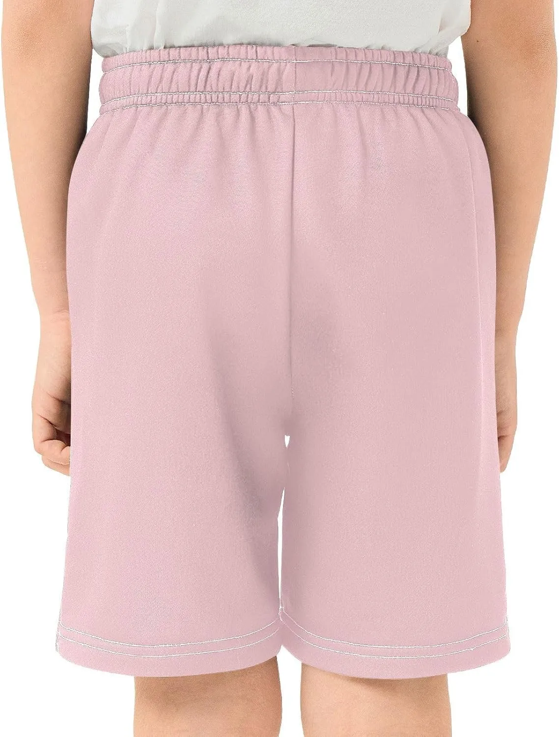 Solid Color Boys Athletic Shorts Lightweight Kids Active Basketball Shorts with Pockets