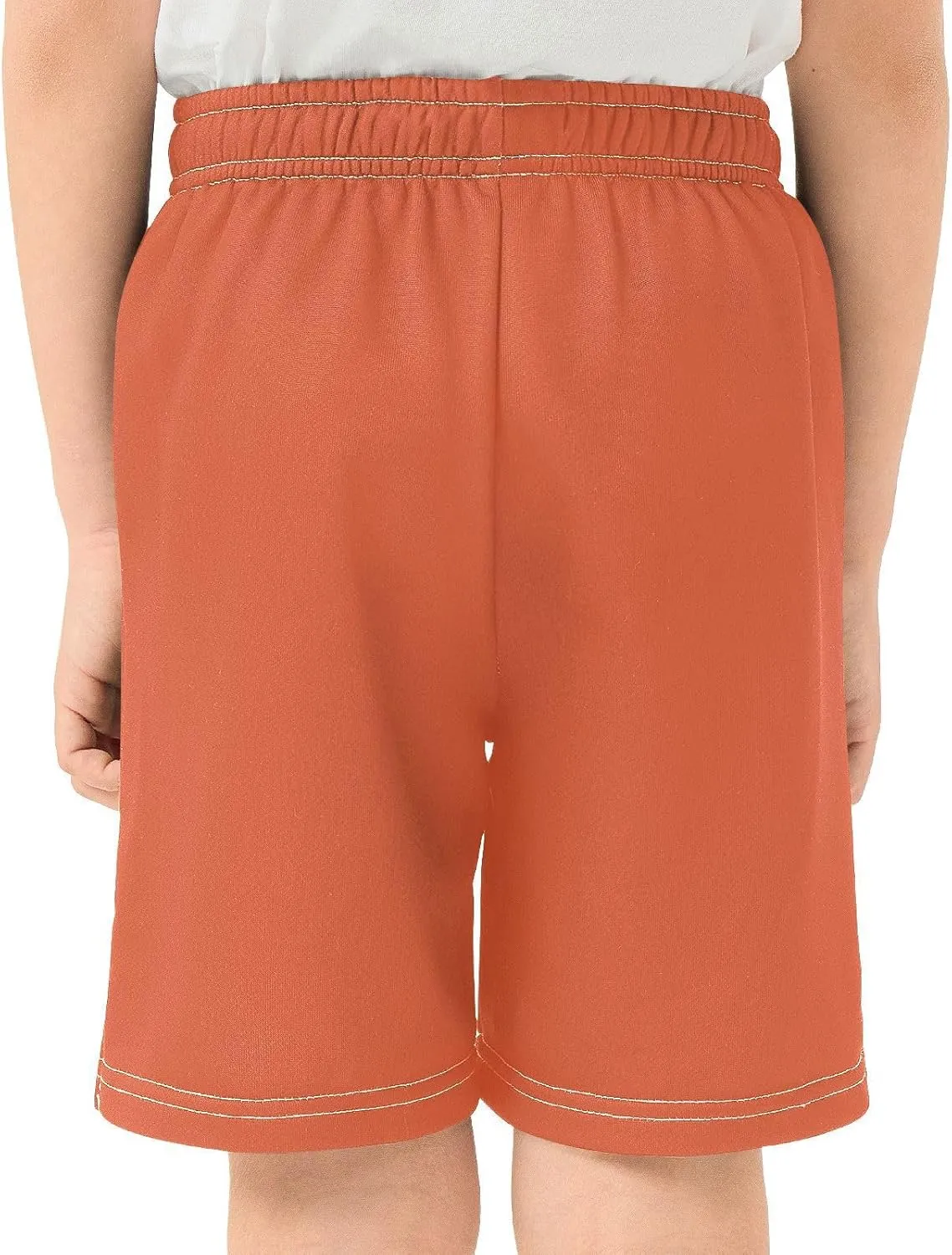 Solid Color Boys Athletic Shorts Lightweight Kids Active Basketball Shorts with Pockets