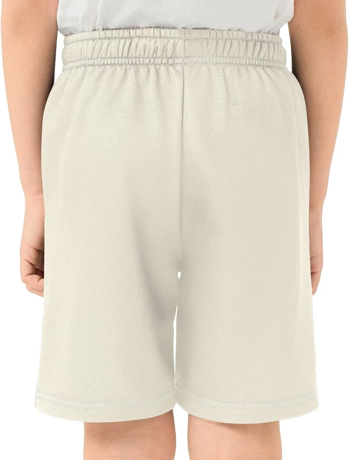 Solid Color Boys Athletic Shorts Lightweight Kids Active Soccer Shorts with Pockets