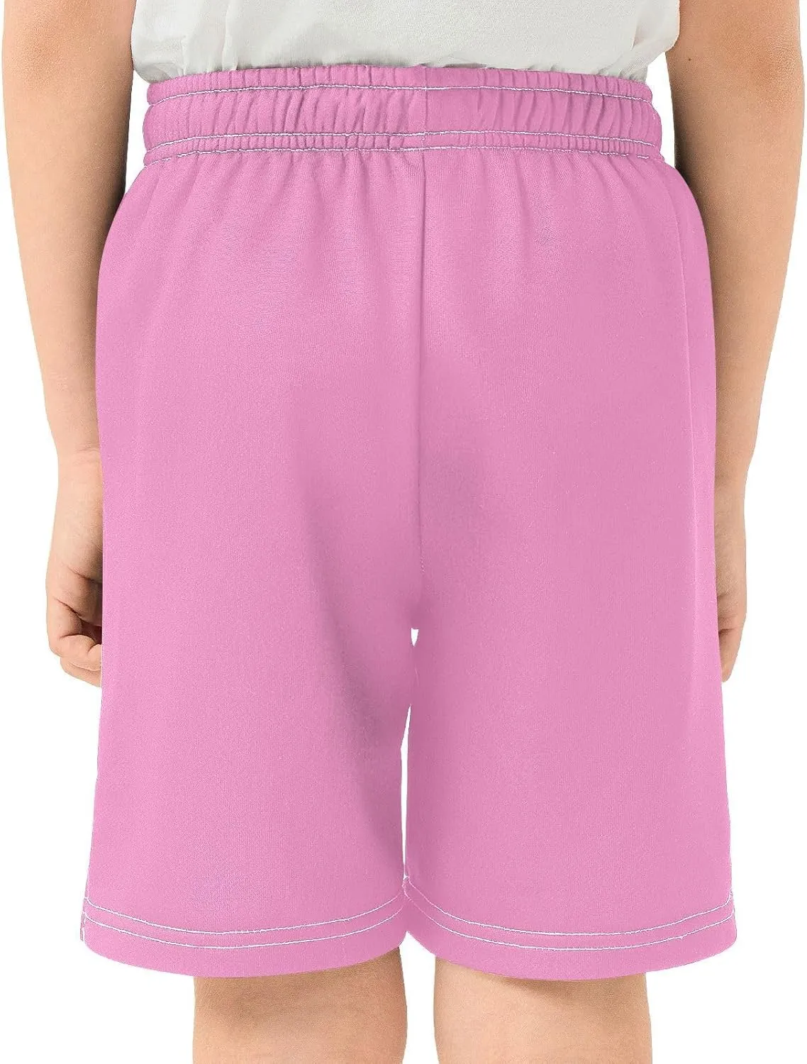 Solid Color Boys Athletic Shorts Lightweight Kids Active Soccer Shorts with Pockets