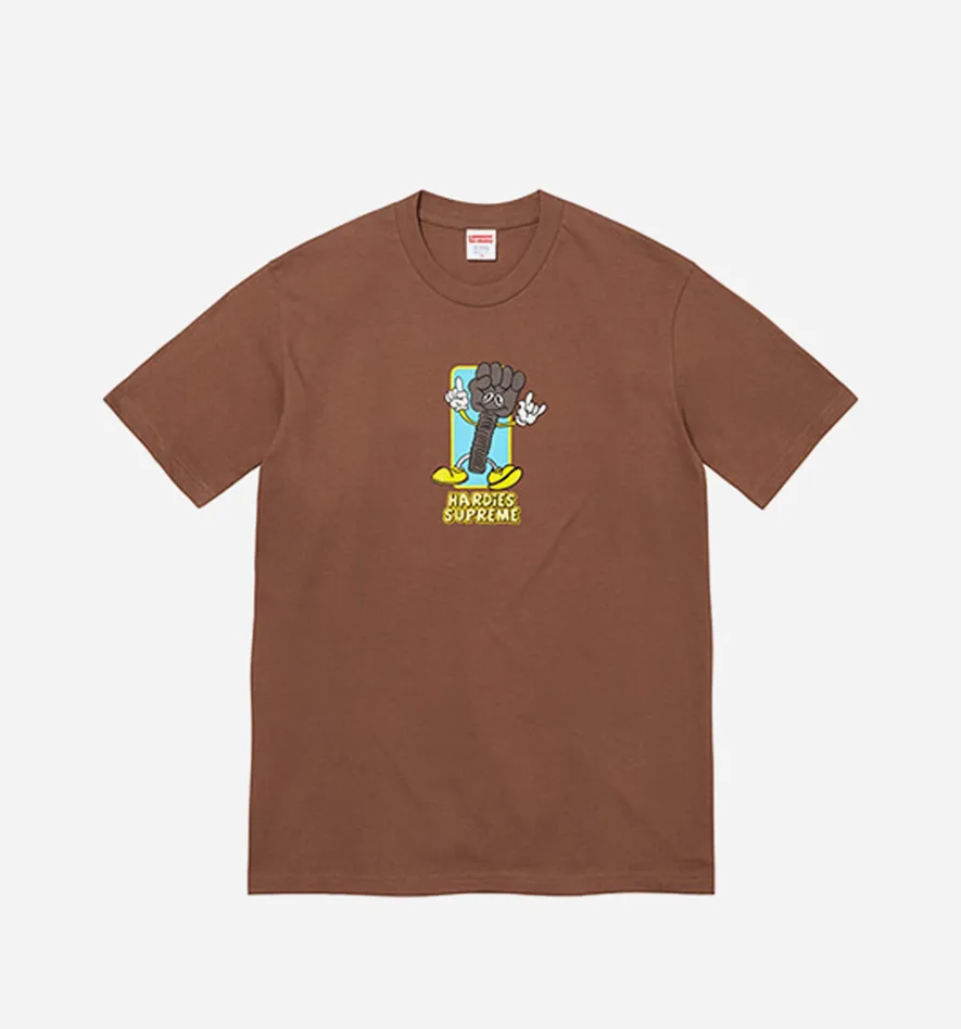 Supreme Hardies Bolt Tee Brown