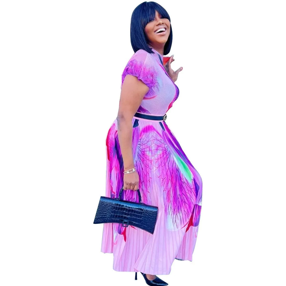 Top And Plated Skirt