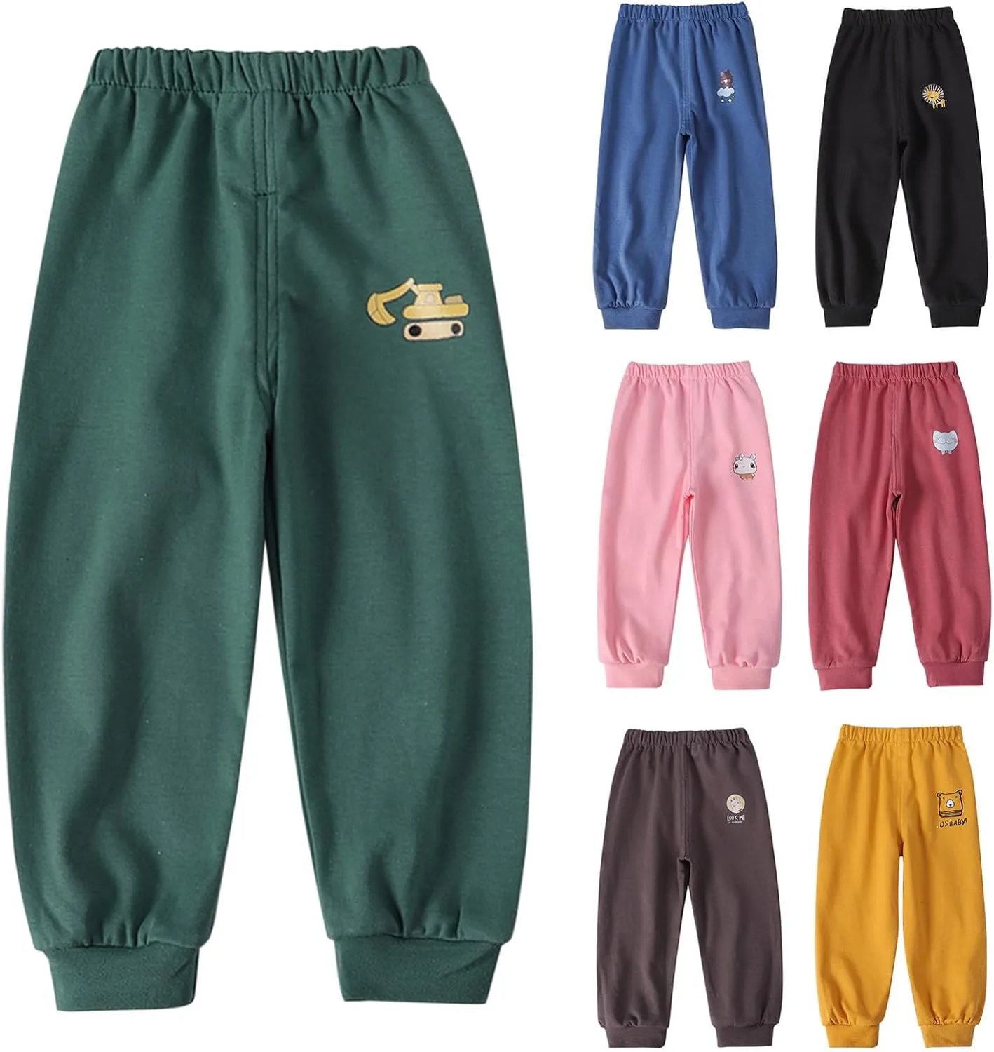 Unisex Casual Sports Pants Kids Boy Girl Jogger Sweatpants Toddler Cotton Classical Sport Pants Pull