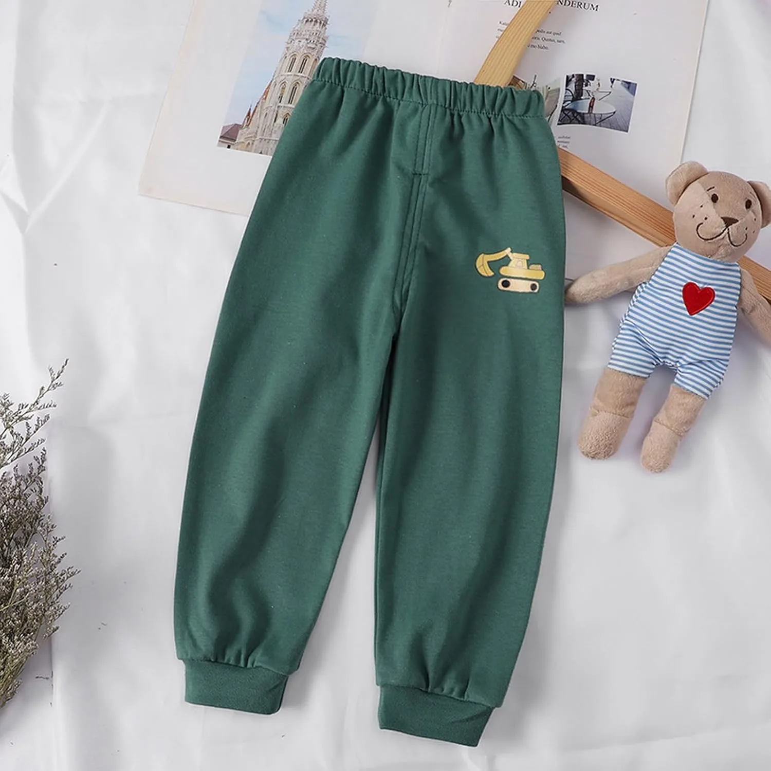 Unisex Casual Sports Pants Kids Boy Girl Jogger Sweatpants Toddler Cotton Classical Sport Pants Pull