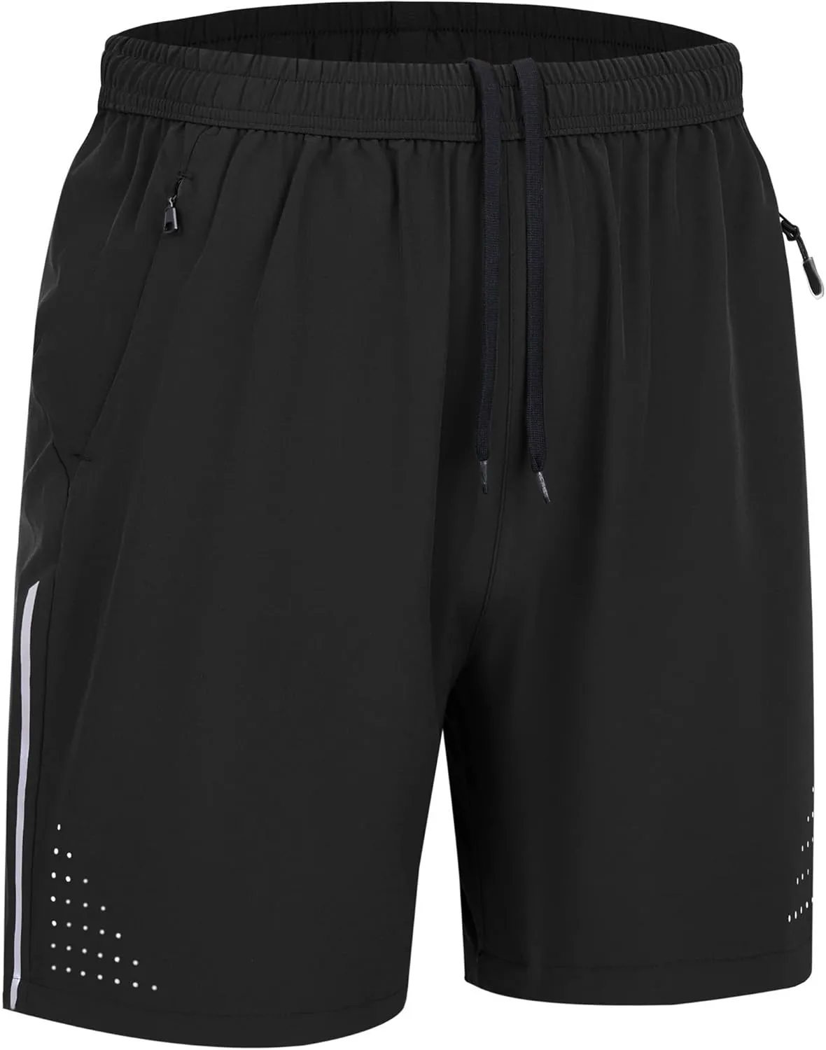 WENRONSTA Men's Athletic Workout Gym Shorts Quick Dry Lightweight Active Tennis Shorts 7" Running Sports Shorts
