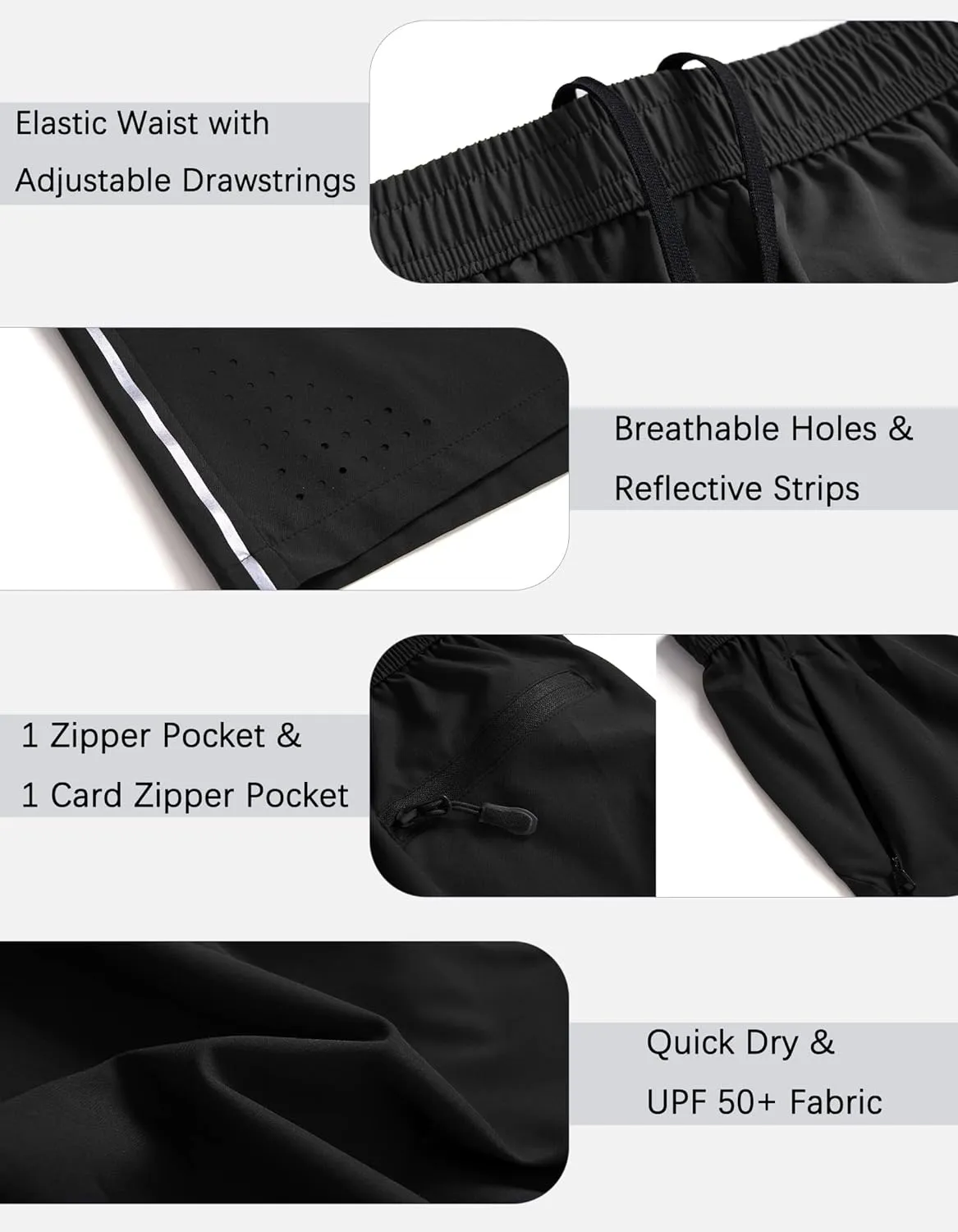 WENRONSTA Men's Athletic Workout Gym Shorts Quick Dry Lightweight Active Tennis Shorts 7" Running Sports Shorts