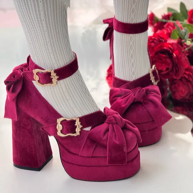 Window Doll Thick-soled Lolita High Heels