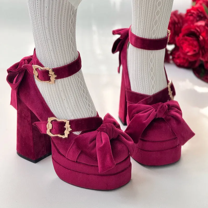 Window Doll Thick-soled Lolita High Heels
