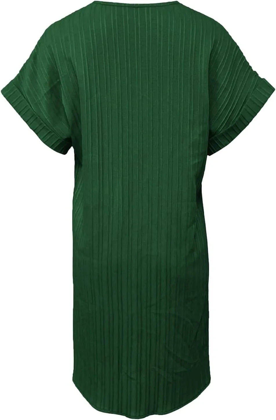 Womens Cotton Shirt Dress 2025 Summer Casual Cap Sleeve Button V Neck Shift Dress Beach Cover Up Shirts with Pockets