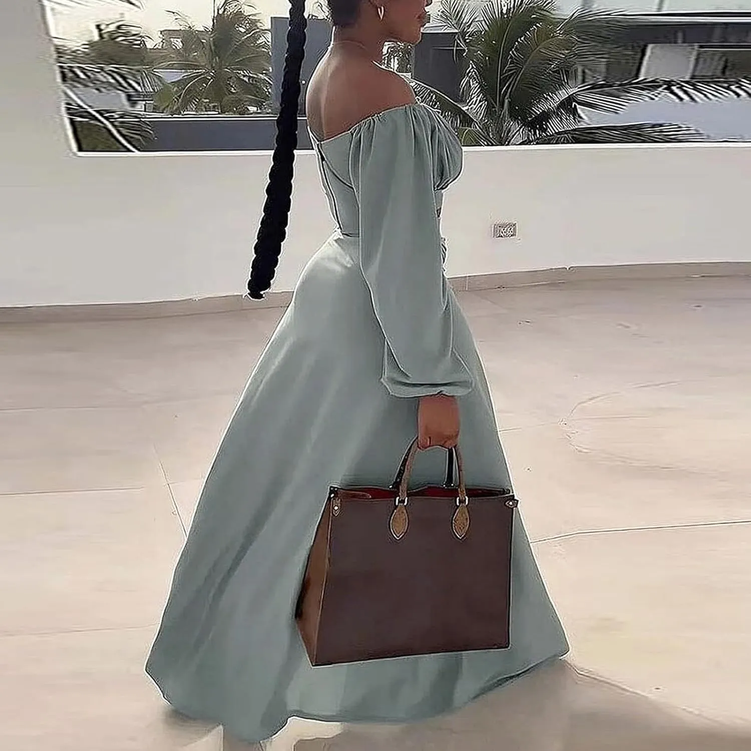 XOWRTE Womens Summer Plus Size Sleeveless Tank Dresses Casual Chiffon Loose Flowy Ruffle Tiered Midi Dress Wedding Cocktail
